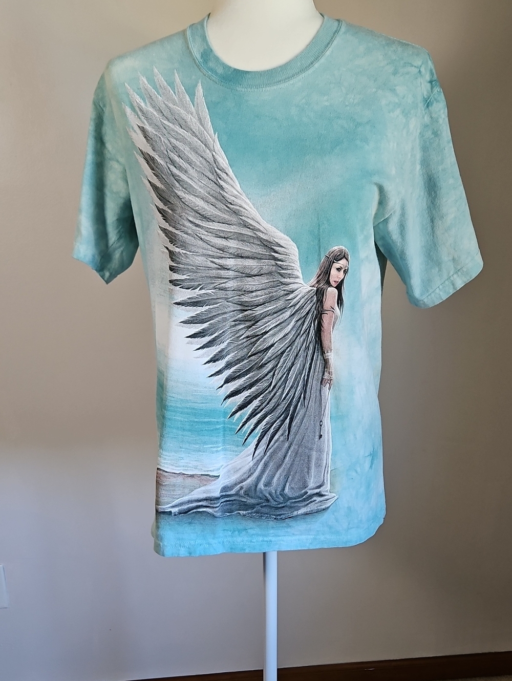The Mountain Spirit Guide Angel Graphic Tee Anne Stokes SM Goth Fairy Indie
